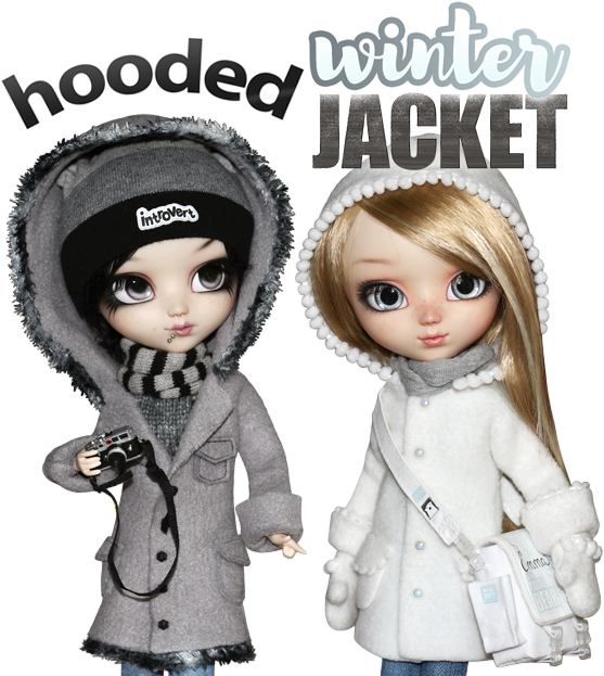 Pullip Doll Hooded Winter Coat